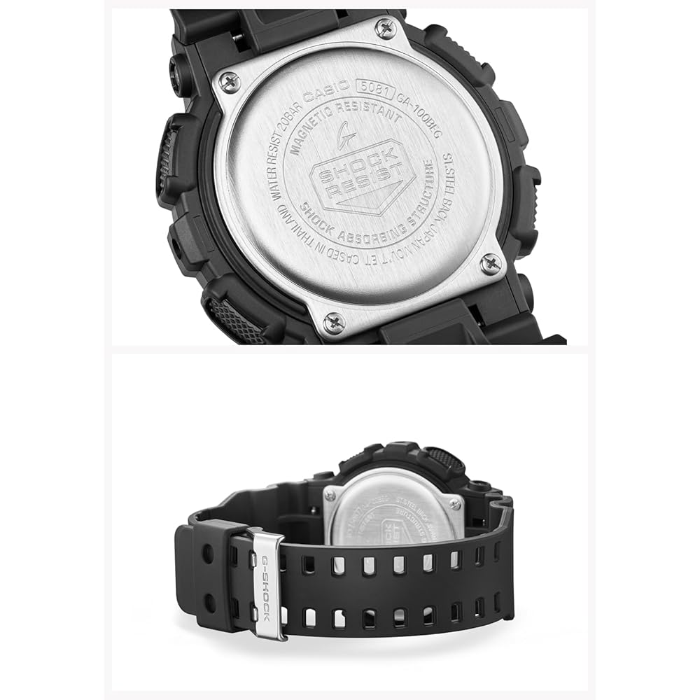 Casio G-Shock GA-100BEG-1AJF Men's Watch Black Analog Digital Water Resistant