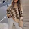Women's Sweater Women's Fall and Winter Round Neck Pullover Loose Plush Thick Section