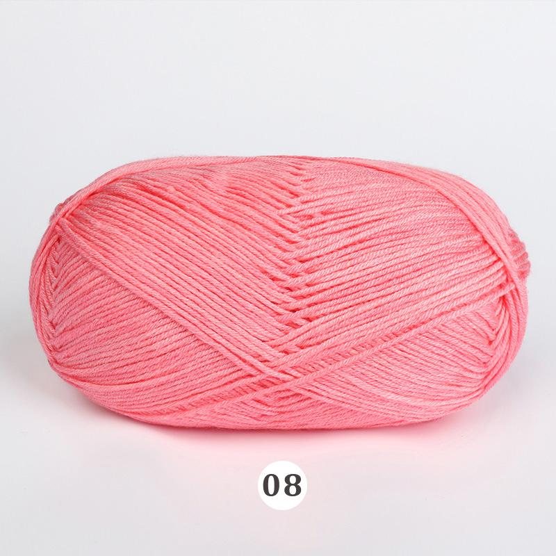 50g/Ball DIY Crochet Yarn Hand Woven Yarn Knitted Fabric Natural Bamboo Cotton Baby High Quality