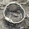 Casio Мужские часы с ЖК-дисплеем и аналоговым двойным дисплеем Серия Gray GA-2100-1A1(Watch3--)