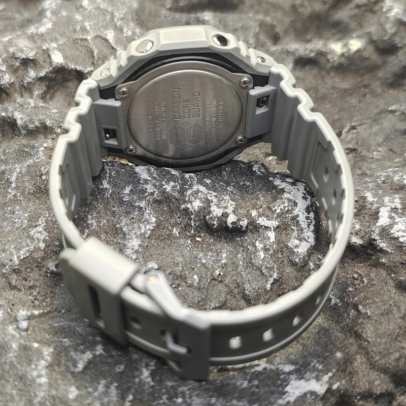 Casio Мужские часы с ЖК-дисплеем и аналоговым двойным дисплеем Серия Gray GA-2100-1A1(Watch3--)