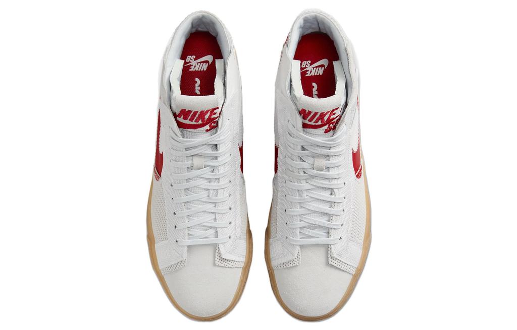 Nike Sb Zoom Blazer Mid Premium Деконструированный Белый Университетский Красный Каучук FD5113-100