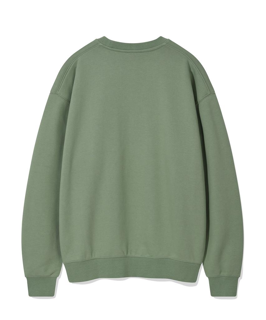 WACKY WILLY Signature Kiki Wappen Sweatshirt Green