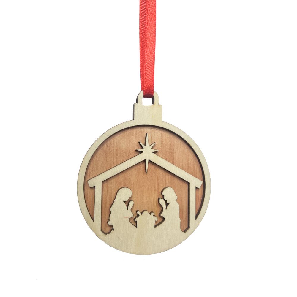 Nativity Scene Ornament, Christmas Ornaments New Year Santa Butt Bell Ornament Funny Christmas Ornament Decorations Christmas