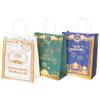 6pcs Eid Mubarak Kraft Paper Gift Bags Muslim Islamic Festival Party Cookie Candy Packaging Box Ramadan Kareem Favors Supplies
