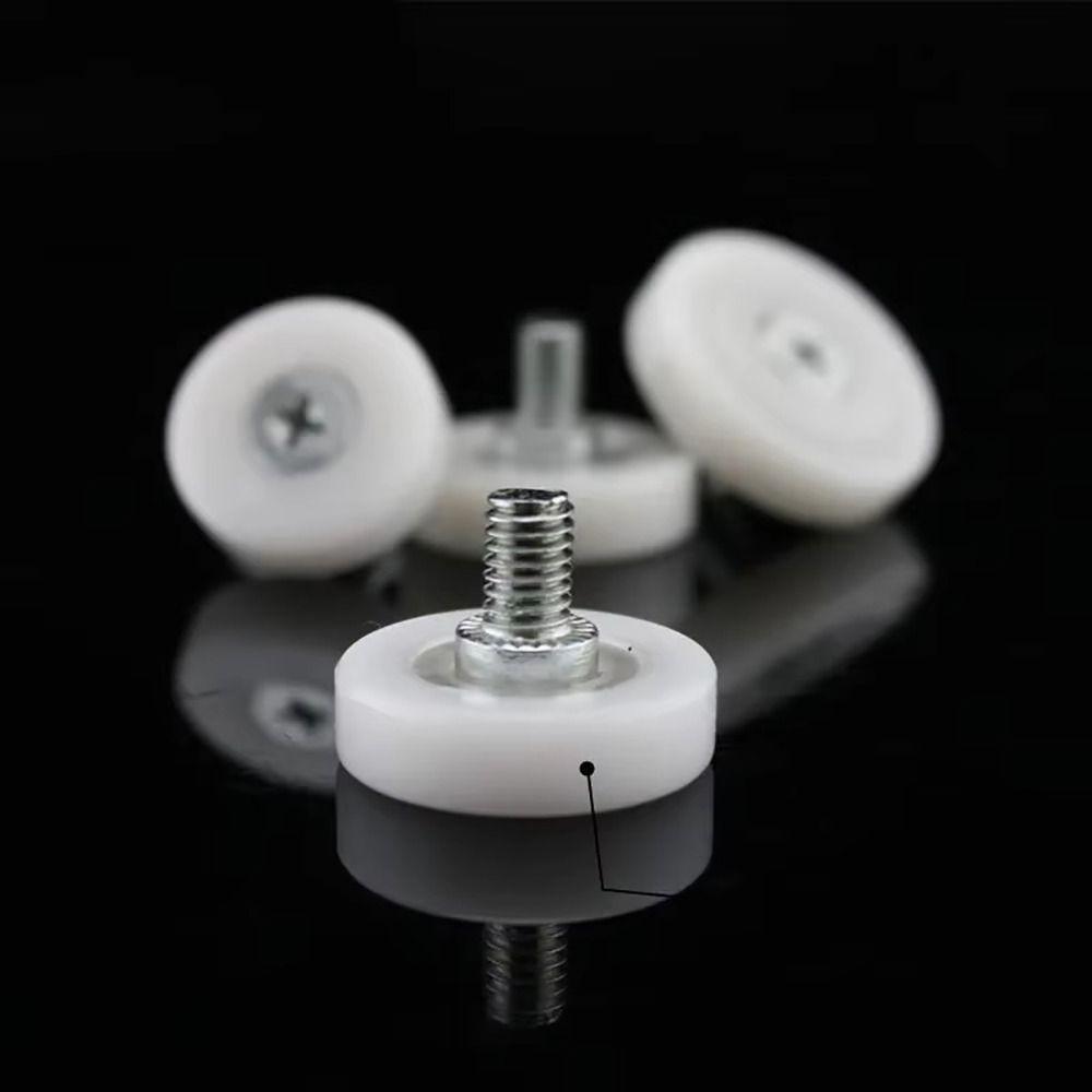 1 шт. Нейлоновый металлический ролик с подшипником для ящика, плоский ролик для раздвижной двери, аксессуары для оконной направляющей