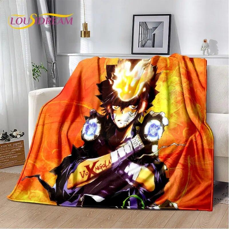 Мягкое плюшевое одеяло с героями аниме Hitman Reborn, фланелевое одеяло, одеяло для гостиной, спальни, кровати, дивана, чехол для пикника, детское одеяло
