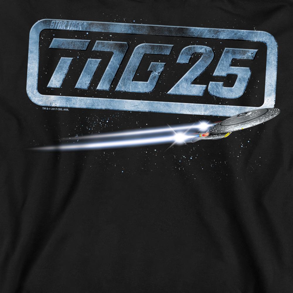 Star Trek Unisex Adult The Next Generation 25 Enterprise Sweatshirt