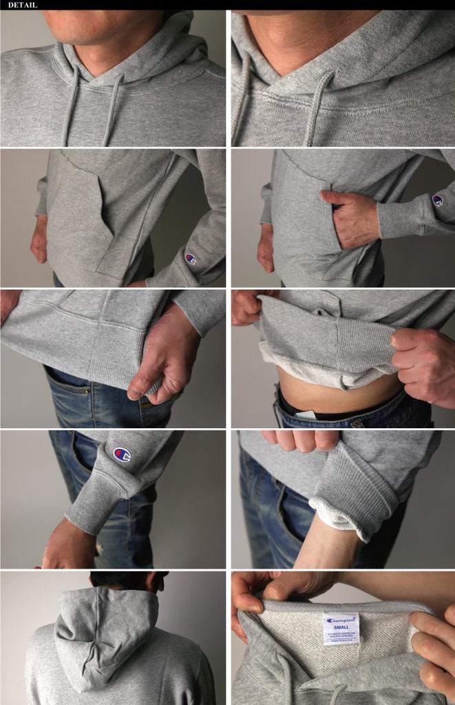 Толстовка с капюшоном флисовая стандартная толстовка с логотипом королевского синего цвета S [Champion] (Старая модель) C3-J117 Мужской