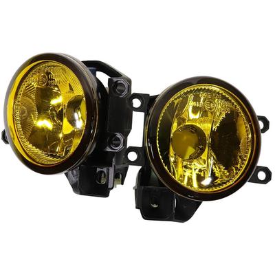 Светодиодные противотуманные фары Pikakyu со стеклянными линзами для поздних моделей Toyota H16, для техосмотра 66127, транспортные средства, конверсия, соответствуют, E-mark (желтый)