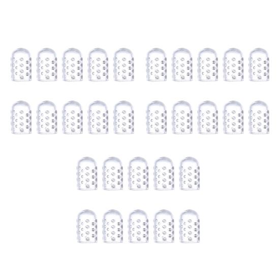 10/30/50Pcs Silicone Toe Protector Set Breathable Gel Toe Covers for Corns Blisters Ingrown Toenails Pain Relief Little Toe Sleeves Caps Guards