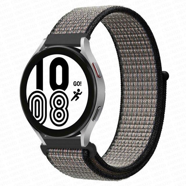 Band For Samsung Galaxy Watch 4 3 Classic 5 Pro Active 2/Gear S3 Nylon Loop Correa Bracelet Huawei Watch GT 2 3 Strap 22mm 20mm