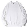 Men's Spring and Autumn Models Plus Size Thin Section of Solid Colour Round Neck Pullover Long-sleeved Casual Loose Sweater Underwear