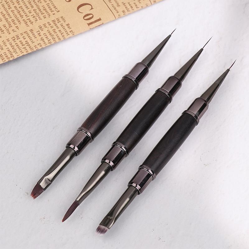 Двусторонняя кисть-ручка для ногтей, клей, кисть для фототерапии, кисть для УФ-геля, двусторонняя ручка для рисования нейл-арта, маникюрные кисти, инструмент