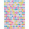 Multicolor Round Rhinestone Stickers 0.6 Cm 240 Pieces
