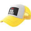 Я люблю недвижимость Кепка тракера Полиэфирная сетка Snapback Кепка Унисекс Повседневная Для улицы Регулируемая