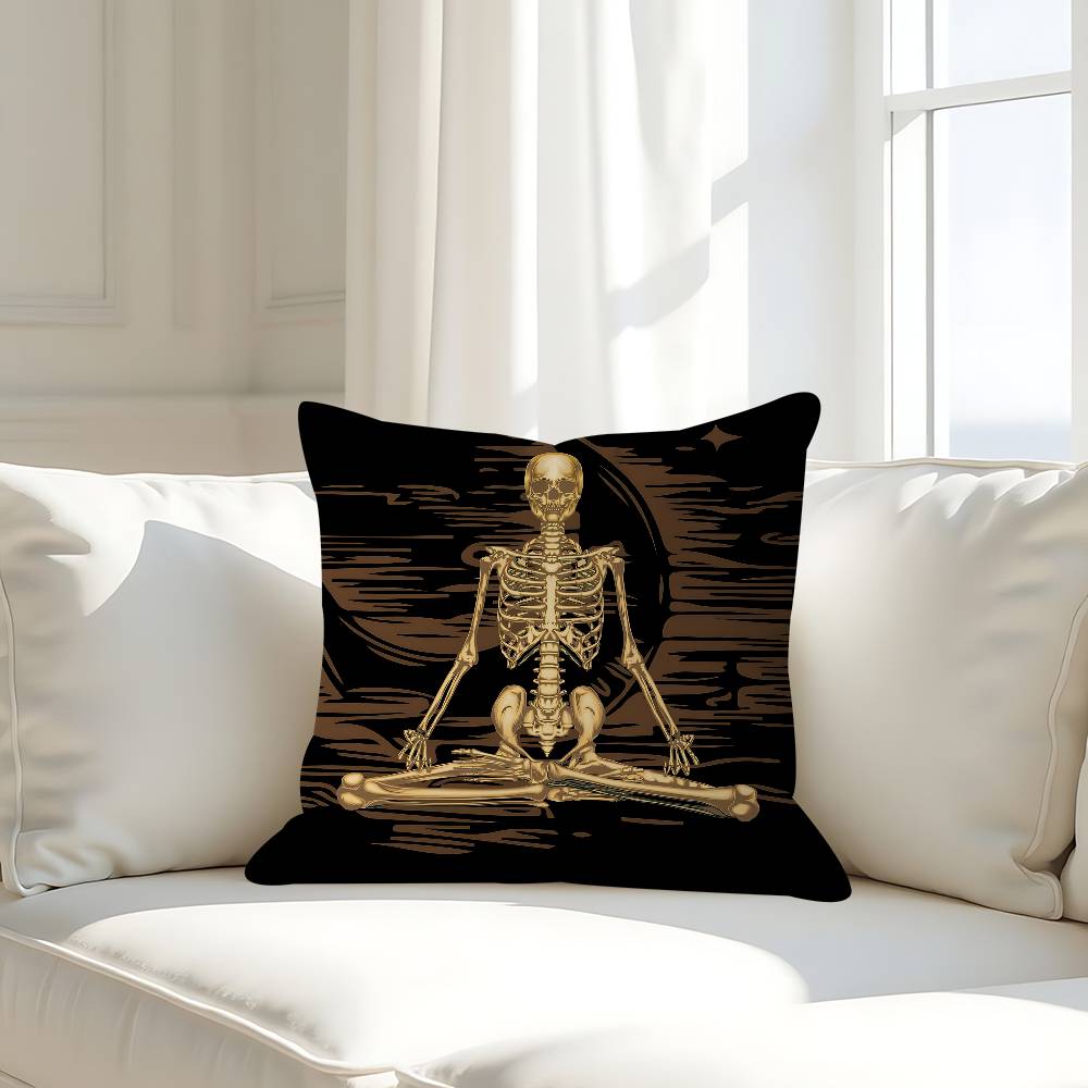 Бог с нами Череп 45*45см Наволочка Чехол для подушки Декор Наволочка Домашняя наволочка Для диванной подушки