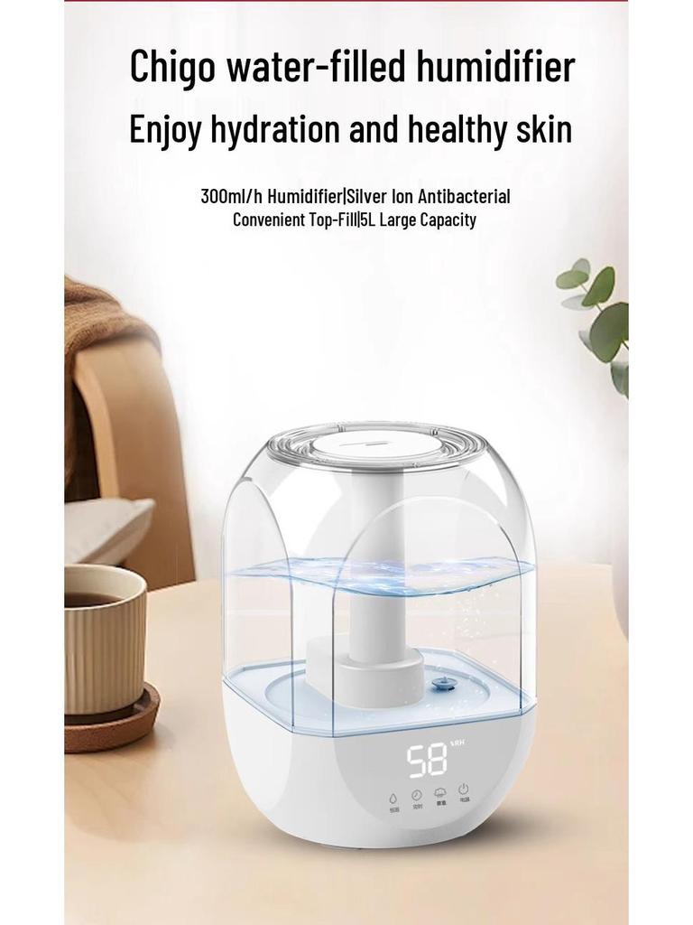 Бесшумный бытовой аромадиффузор-увлажнитель для спальни, Подходит для беременных женщин и младенцев, Настраиваемые режимы распыления