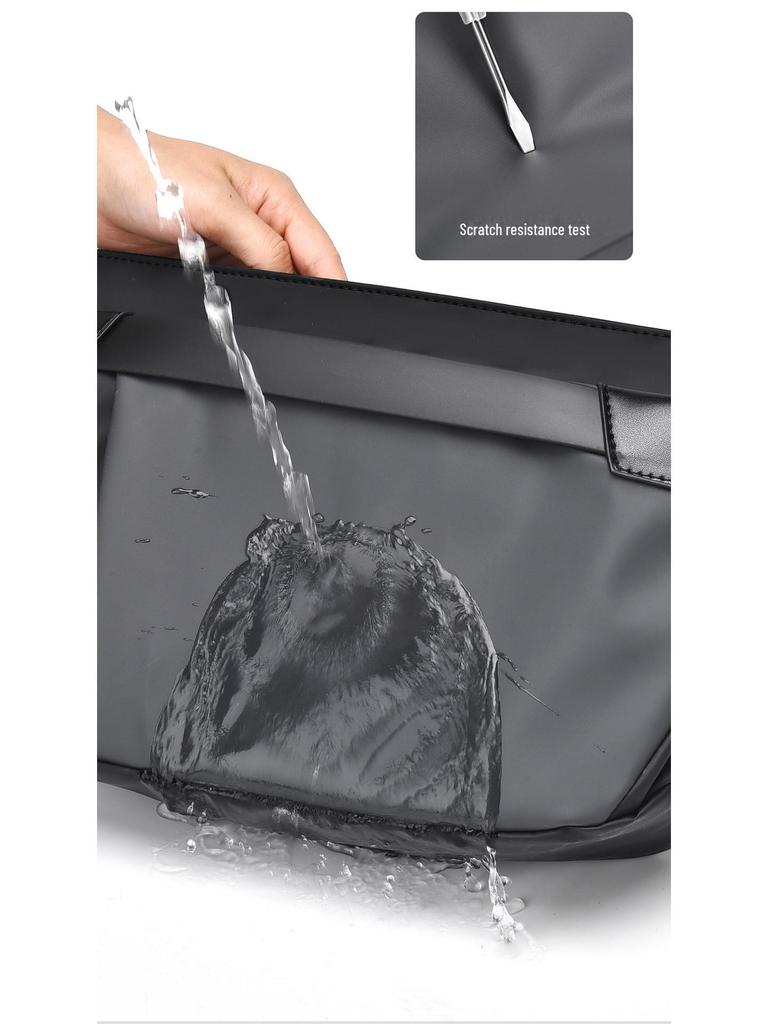 Стильная мужская сумка-мессенджер в корейском стиле: Универсальный, легкий, функциональный и идеально подходящий для деловых поездок.