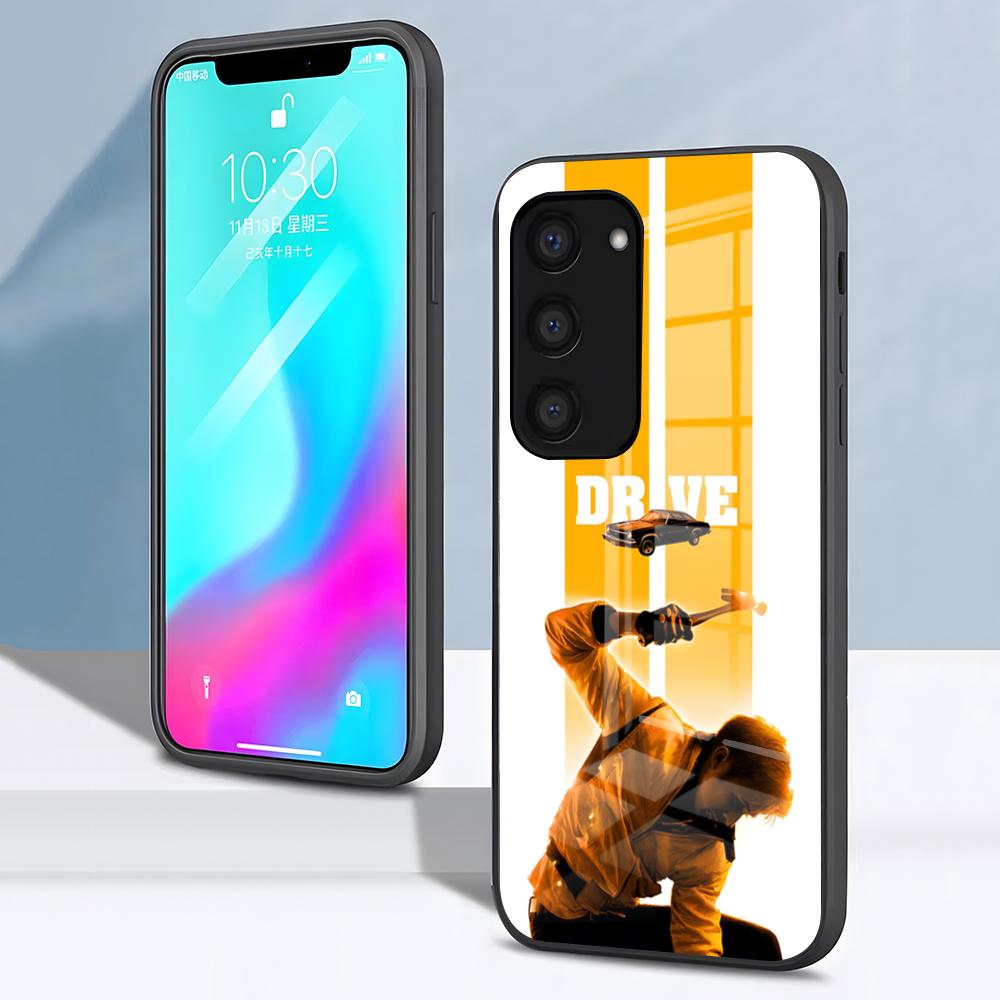 Чехол для телефона с Райаном Гослингом Для Samsung S26 S25 S24 FE S23 S22 S21 Plus S20 Ultra Note20Ultra Черная стеклянная крышка