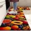 1Pcs Anti Fatigue Kitchen Rugs, Fruit Print Waterproof Non-Slip Thick Cushioned Kitchen Mat Heavy Duty Comfort Standing Mat for Kitchen