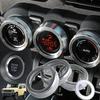 LunarCorky Air Conditioning Dial Cover for the New Jimny Aluminum Alloy Engine Start Jimny Dial Interior Part for Jimny Sierra Custom Jimny Parts