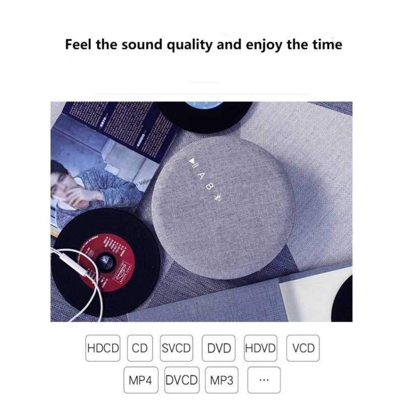 Портативный Bluetooth CD-плеер DVD VCD MP3 Hifi с динамиком USB винтажная музыка с пультом дистанционного управления стереосистема для домашнего обучения Walkman