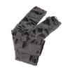 1 Pair Of Sexy Gothic Fingerless Gloves Halloween Gloves Black Ripped Holes Decor Cosplay Gloves For Adults