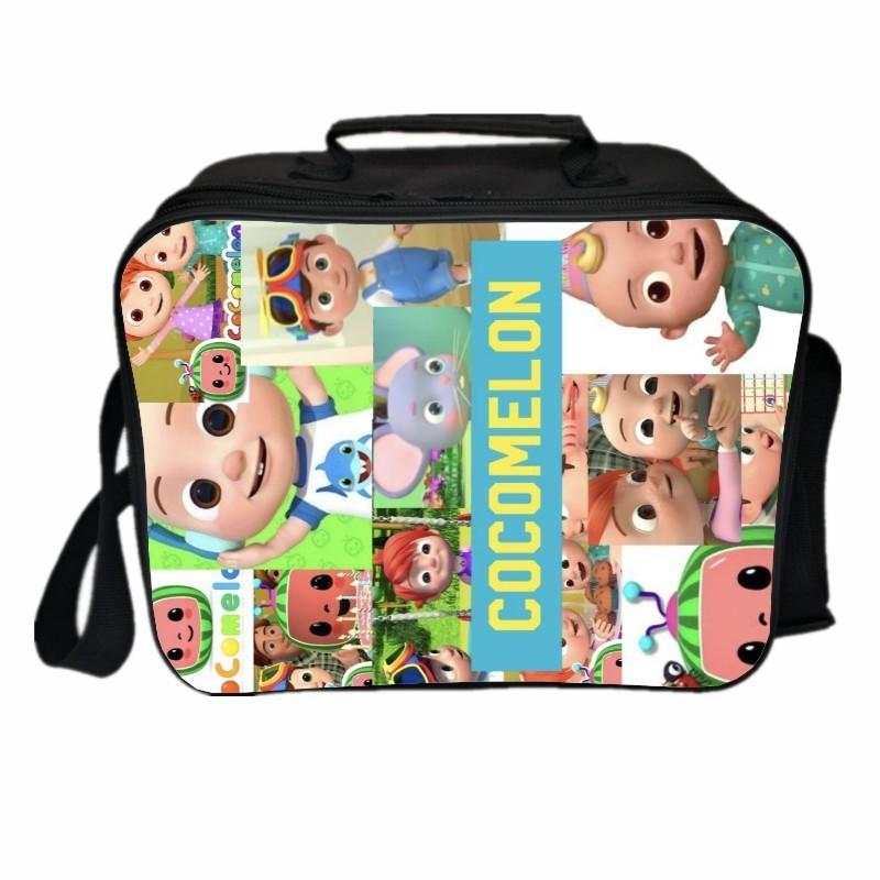 Cocomelon Insulated Lunch Box Bag With Large Capacity For Childrens Outdoor Adventures