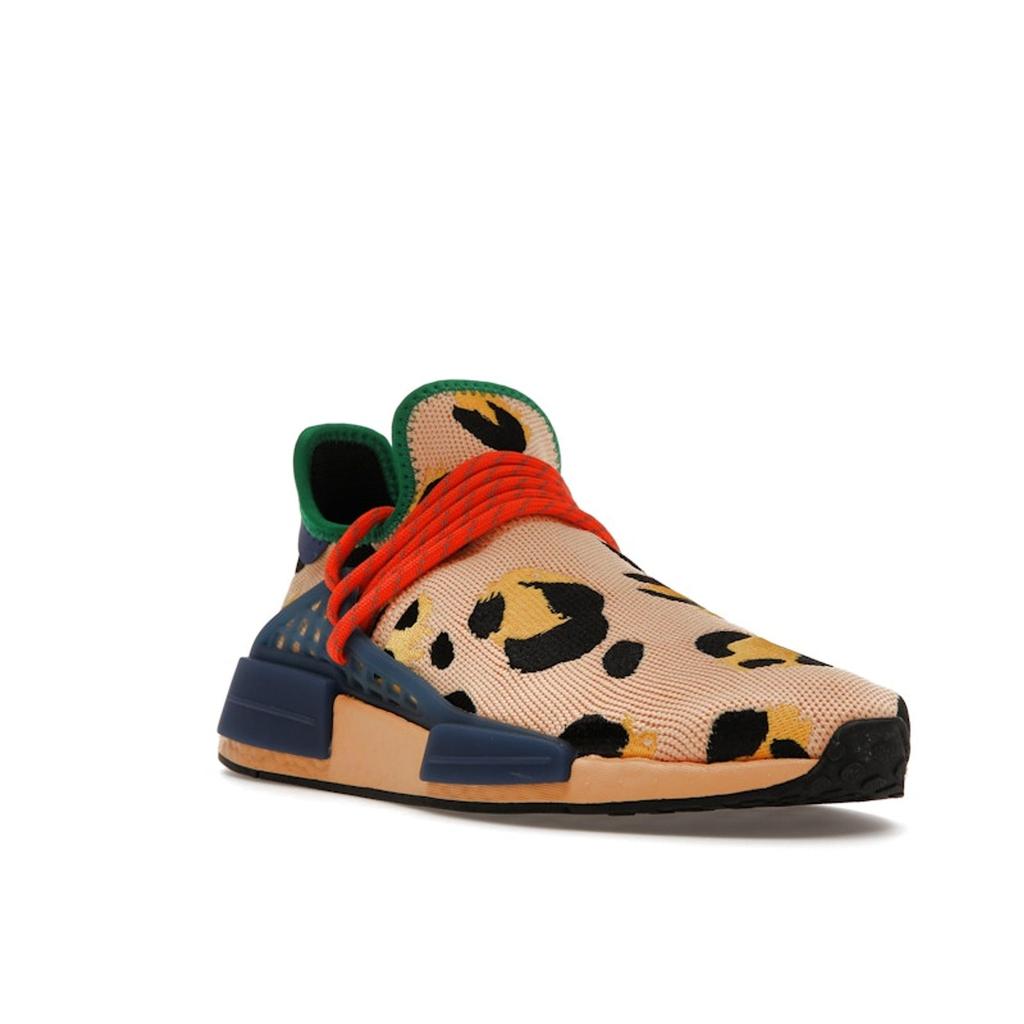 Pharrell X Adidas NMD Human Race Animal Print - Pulse Amber Unisex Sneakers Multi-Color Bold-Gold Black HP3221