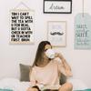 RYYCDOI Middle High School Classroom Wall Decor, Tbh I Can't Wait to Spell the Tea Funny Classroom Wall Art Poster, 12x16 Inches