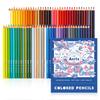 Arrtx Colored 72 Professional Soft Grid Color Pencil Идеально подходит для взрослых и художников Стандартные цвета 2 металлических карандаша, Цвета, Набор, Иллюстрации,