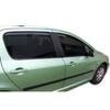 Дефлекторы воздуха - J&J AUTOMOTIVE - Peugeot 307 - Тонированный - Усиленный акрил - Простая установка