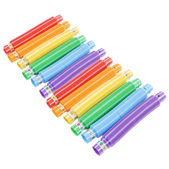 12 Pcs Glow Sticks Party Favors LED Light Up Pop Tubes Kids