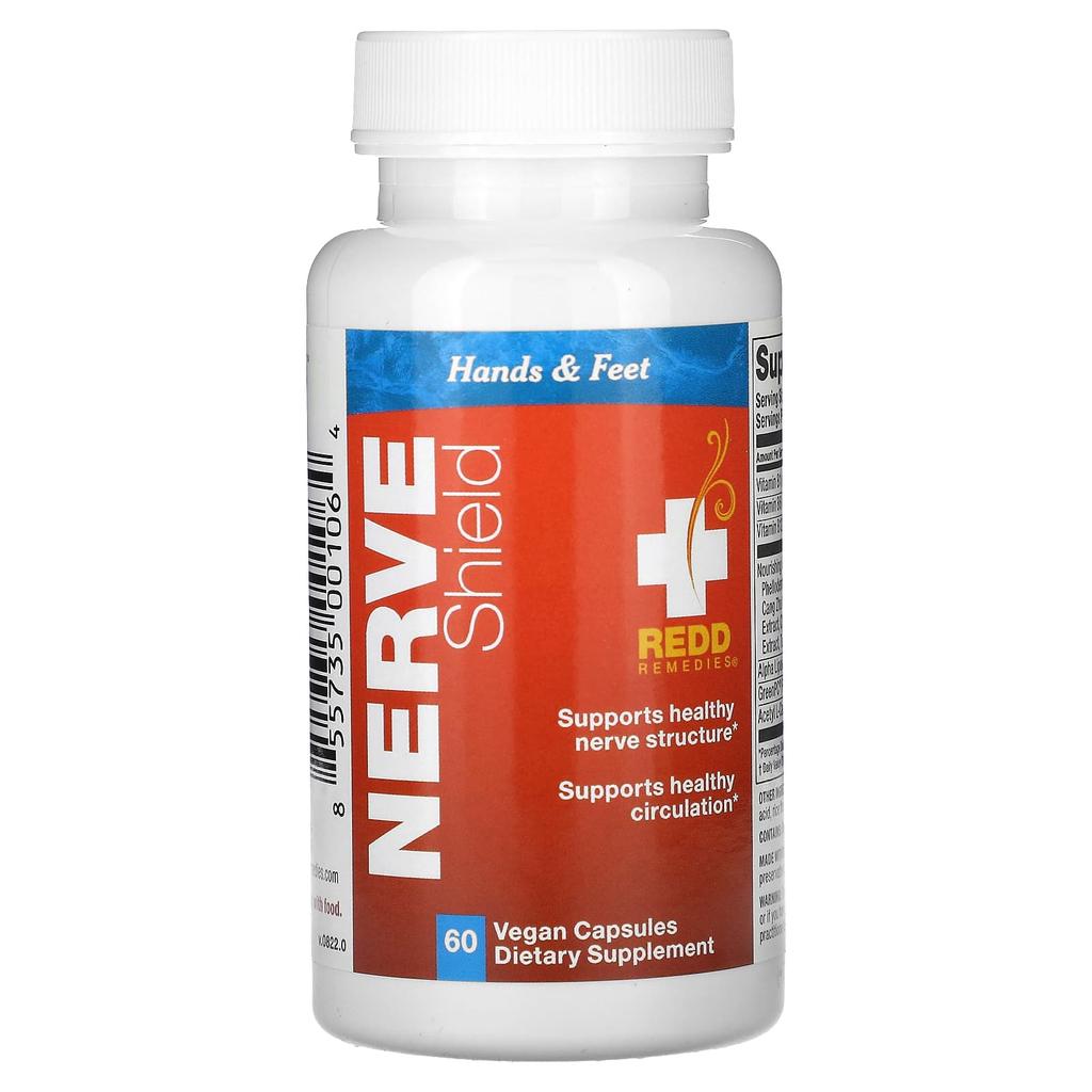 Nerve Shield Hands and Feet, 60 Veggie Caps