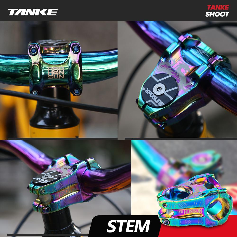 TANKE MTB Mountain Bike Stem Aluminum Alloy Ultralight High Strength Short 31.8×28.6MM Bicycle CNC Stem DH/AM/XC Parts Table 565