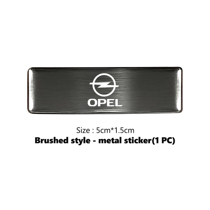 For Opel Car Trunk Body Sticker Aluminum Alloy Emblem Auto Stickers Astra G H J K F Corsa D Zafira B Insignia Mokka Regal