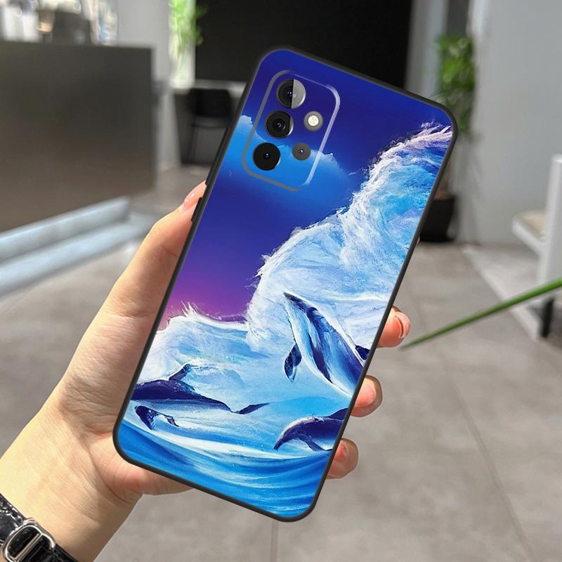 Dolphin Case For Samsung Galaxy A12 A32 A52 A05 A36 A56 A26 A16 A53 A33 A13 A55 A35 A15 A14 A34 A54