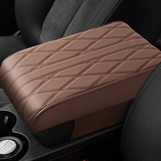 Car Armrest Box Pad Wear Resistant Scratch-proof Universal Soft Fabric Central Control Armrest Box Cover Car Accessories