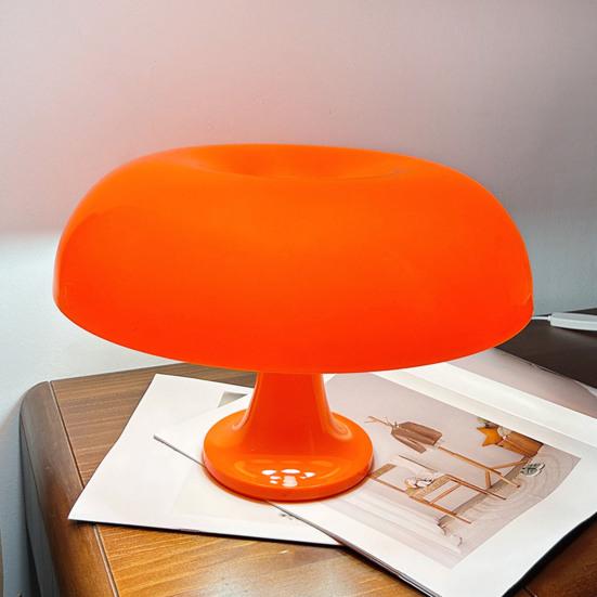 Mushroom Table Lamp LED Bedside Light Soft Glow Color Temperature Adjustable Decorative Modern Desk Lamp