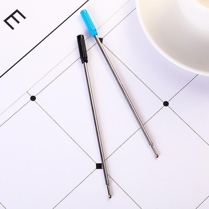 10 шт./лот вращающийся металлический стержень для ручки, специальный картридж для стержня для шариковой ручки