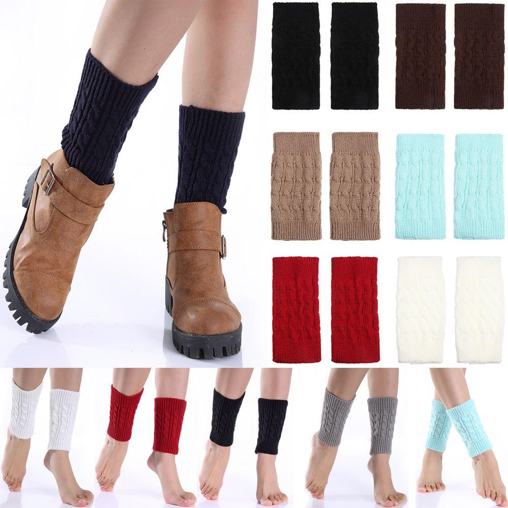 Fashion Women Girls Boot Warmers Knitting Boot Socks Leg Warmers Socks