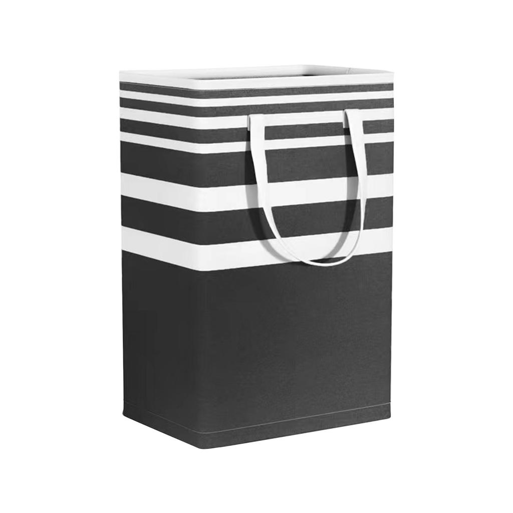 Большая сумка для белья объемом 75 л - водонепроницаемая, отдельно стоящая корзина для белья - высокая корзина для белья с удлиненными ручками для одежды и игрушек