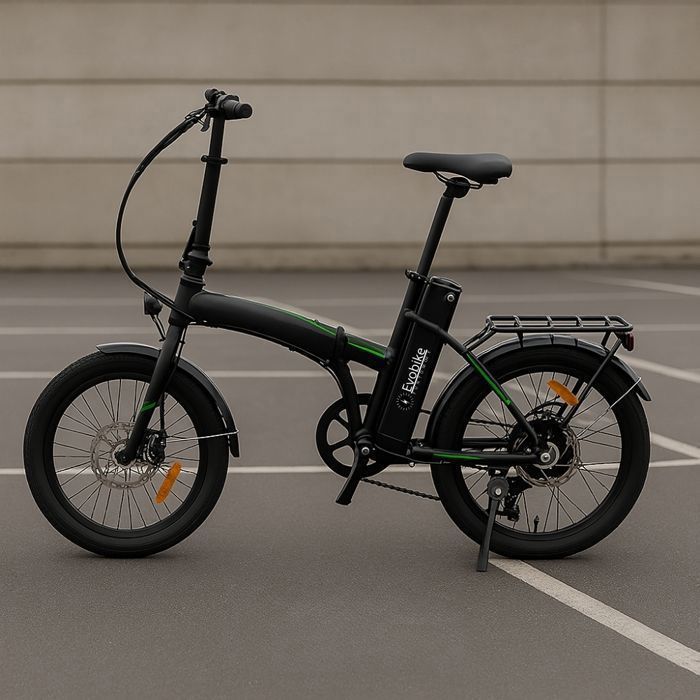 Foldable Electric Bike - EVOBIKE - DUBLIN - 250W - Range 35-40 Km - Removable Battery