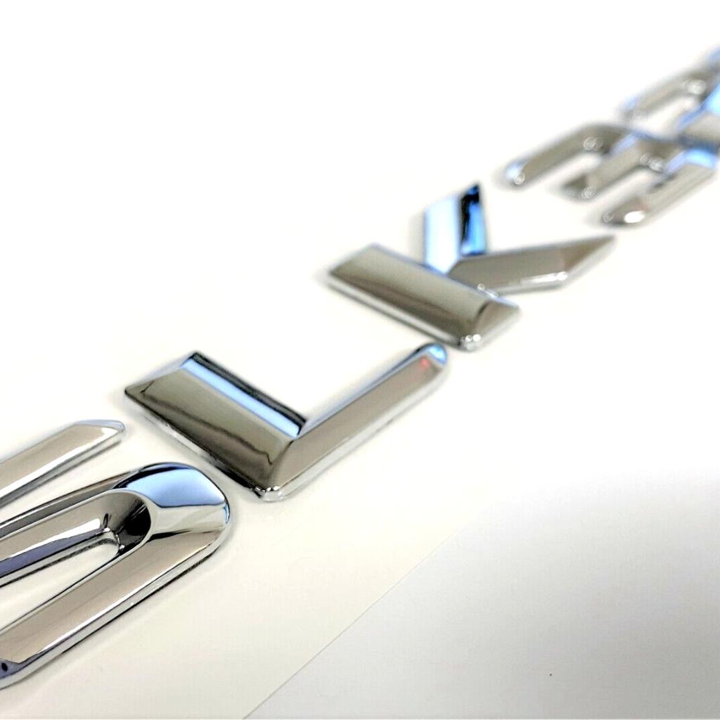 Chrome Silver SLK320 Rear Trunk Emblem Fit