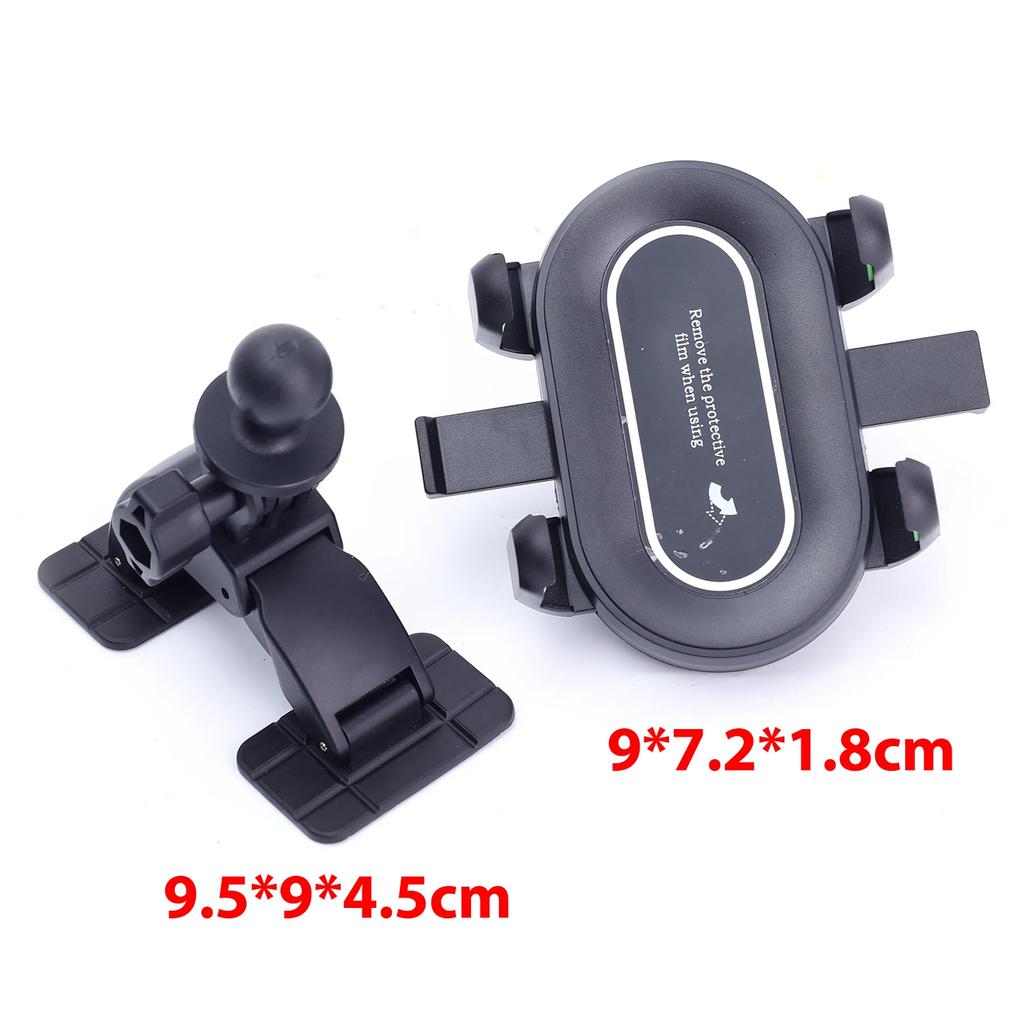 Adjustable Car Dual Base Dashboard New Phone Holder Ultra Stable Car Phone Holder Mobile Phone Stand for 4.0-8 Inch