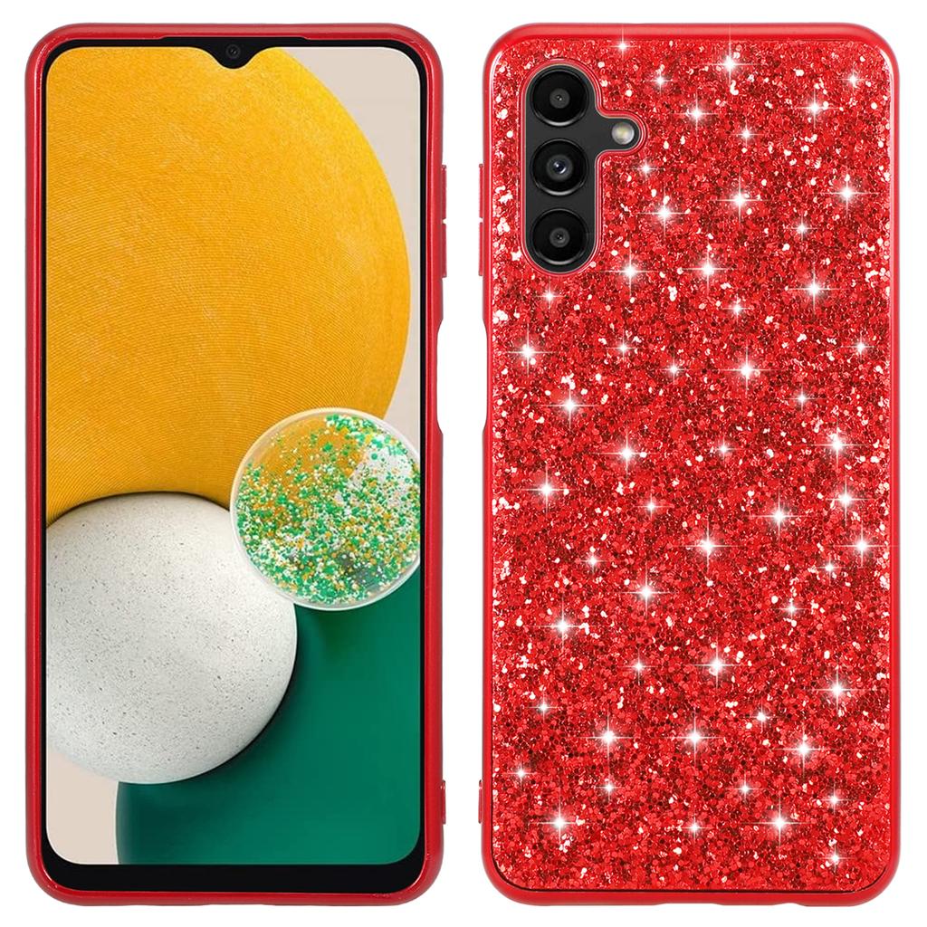 For Samsung Galaxy A16 5G/4G Case TPU+PC Sparkling Glitter Phone Back Cover