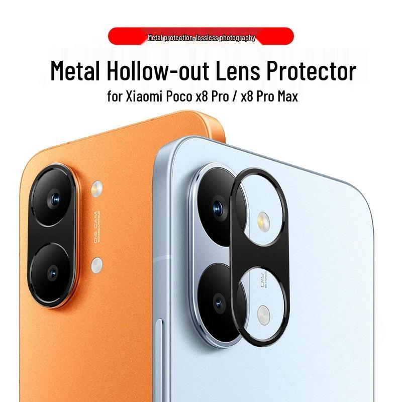 Защитная пленка и кольцо-рамка для задней камеры Xiaomi POCO X8 Pro Turbo5 Max