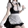 Привлекательный мини-костюм горничной [LIKENNY] Одежда, горничная, сексуальная, косплей, милая, нижнее белье, фартук, комплект, женский, униформа, милый, прозрачный,
