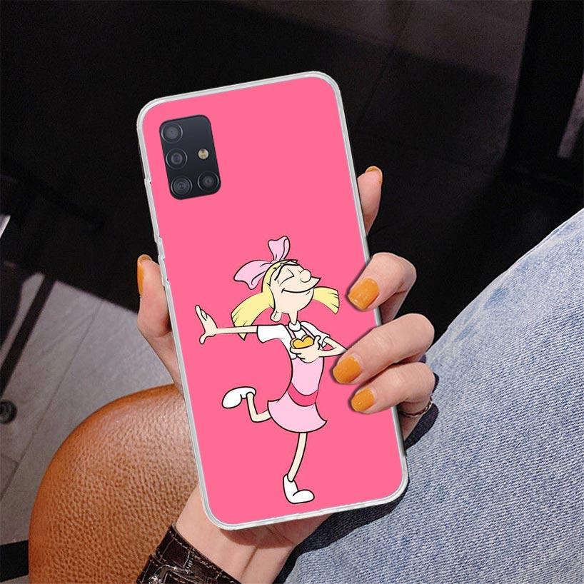 Мультяшный Хей Арнольд Фоны Чехол для Телефона Для Samsung Galaxy A52 A32 A22 A12 A51 A31 A50S A30S A20S A10S Note 20 Ultra 10 Plus S10 A7